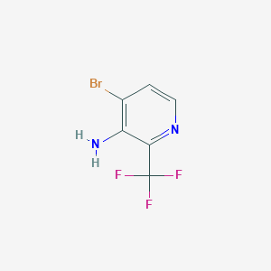 molecular formula C6H4BrF3N2 B1409227 3-Amino-4-bromo-2-(trifluoromethyl)pyridine CAS No. 1227581-34-1