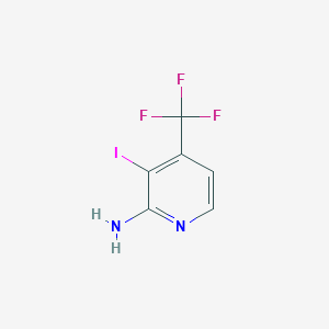 molecular formula C6H4F3IN2 B1409230 2-Amino-3-iodo-4-(trifluoromethyl)pyridine CAS No. 1227602-87-0