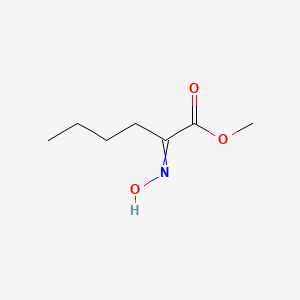 molecular formula C7H13NO3 B14092302 Methyl 2-(hydroxyimino)hexanoate 