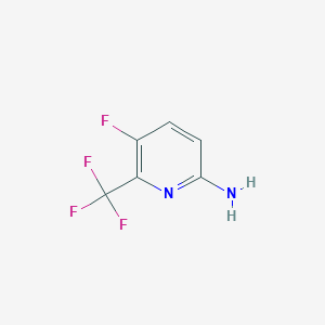 molecular formula C6H4F4N2 B1409231 6-氨基-3-氟-2-(三氟甲基)吡啶 CAS No. 1227602-80-3