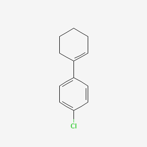 molecular formula C12H13Cl B14092437 4'-Chloro-2,3,4,5-tetrahydro-1,1'-biphenyl CAS No. 17380-84-6