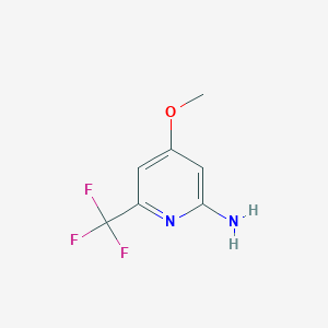 2-Amino-4-methoxy-6-(trifluoromethyl)pyridine