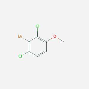 molecular formula C7H5BrCl2O B14092556 3-Bromo-2,4-dichloroanisole CAS No. 174913-16-7