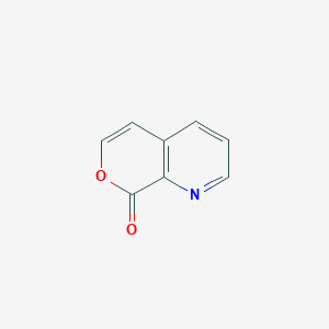 molecular formula C8H5NO2 B140926 8H-pyrano[3,4-b]pyridin-8-one CAS No. 134407-96-8