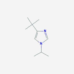 molecular formula C10H18N2 B140927 1-Isopropyl-4-tert-butyl-1H-imidazole CAS No. 154385-51-0