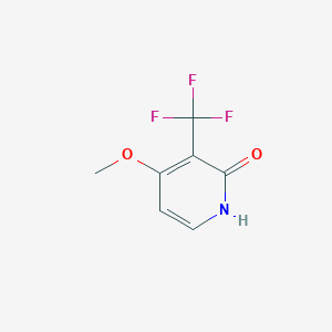molecular formula C7H6F3NO2 B1409271 2-Hydroxy-4-methoxy-3-(trifluoromethyl)pyridine CAS No. 1227580-18-8