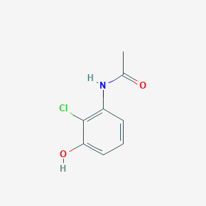 molecular formula C8H8ClNO2 B140929 N-(2-chloro-3-hydroxyphenyl)acetamide CAS No. 130647-85-7
