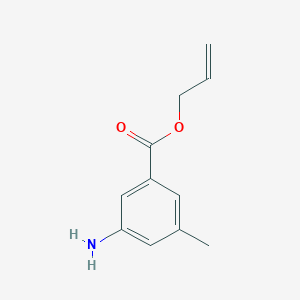 molecular formula C11H13NO2 B140930 Allyl 3-amino-5-methylbenzoate CAS No. 153775-25-8