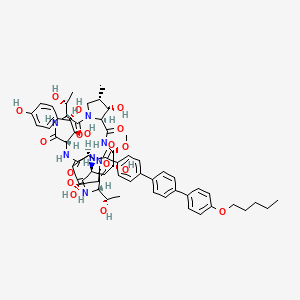 molecular formula C59H75N7O17 B14093205 O-MethylAnidulafungin 