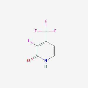 molecular formula C6H3F3INO B1409322 2-Hydroxy-3-iodo-4-(trifluoromethyl)pyridine CAS No. 1227571-16-5