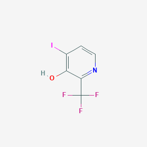 molecular formula C6H3F3INO B1409323 3-Hydroxy-4-iodo-2-(trifluoromethyl)pyridine CAS No. 1227601-14-0