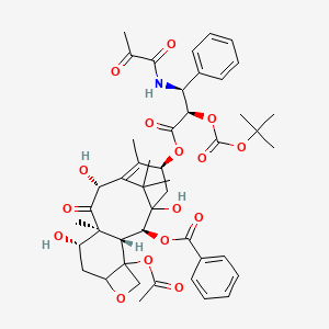 molecular formula C46H55NO16 B14093239 O-BOC-N-PyruvylDocetaxel 