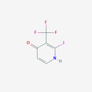 molecular formula C6H3F3INO B1409324 4-Hydroxy-2-iodo-3-(trifluoromethyl)pyridine CAS No. 1227571-40-5