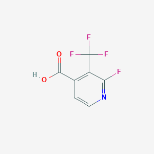 molecular formula C7H3F4NO2 B1409331 2-Fluoro-3-(trifluoromethyl)isonicotinic acid CAS No. 1227565-40-3
