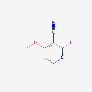 molecular formula C7H5FN2O B1409333 2-Fluoro-4-methoxynicotinonitrile CAS No. 1704097-63-1