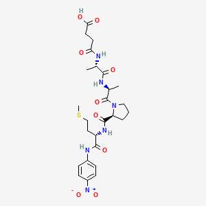 molecular formula C26H36N6O9S B1409345 Suc-Ala-Ala-Pro-Met-pNA CAS No. 72682-73-6