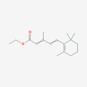 molecular formula C17H26O2 B14093553 Ethyl 3-methyl-5-(2,6,6-trimethylcyclohexen-1-yl)penta-2,4-dienoate 
