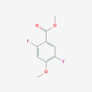 molecular formula C9H8F2O3 B1409356 Methyl 2,5-difluoro-4-methoxybenzoate CAS No. 1261830-21-0