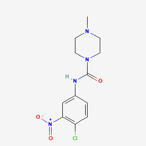 N-(4-chloro-3-nitrophenyl)-4-methylpiperazine-1-carboxamide