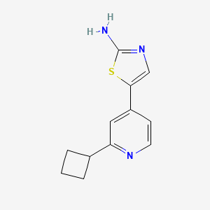 5-(2-Cyclobutylpyridin-4-yl)thiazol-2-amine