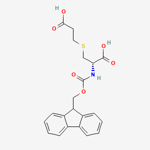 (2S)-3-(2-Carboxyethylsulfanyl)-2-(9H-fluoren-9-ylmethoxycarbonylamino)propanoic acid