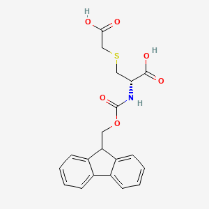 (2S)-3-(Carboxymethylsulfanyl)-2-(9H-fluoren-9-ylmethoxycarbonylamino)propanoic acid