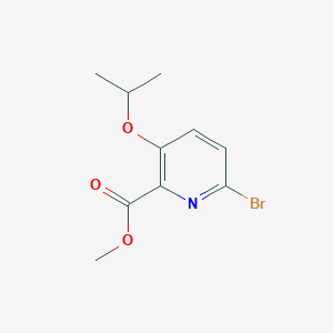 6-Bromo-3-isopropoxypyridine-2-carboxylic acid methyl ester