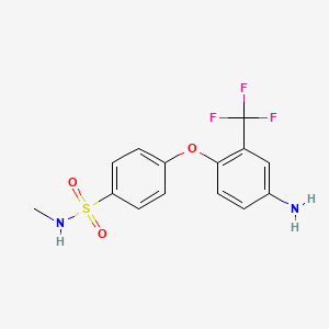 4-[4-Amino-2-(trifluoromethyl)phenoxy]-N-methylbenzenesulfonamide