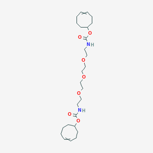 molecular formula C26H44N2O7 B14094406 (4Z)-cyclooct-4-en-1-yl N-[2-(2-{2-[2-({[(4Z)-cyclooct-4-en-1-yloxy]carbonyl}amino)ethoxy]ethoxy}ethoxy)ethyl]carbamate 