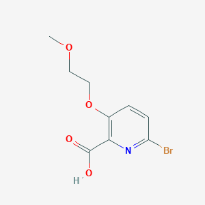 6-Bromo-3-(2-methoxyethoxy)-pyridine-2-carboxylic acid