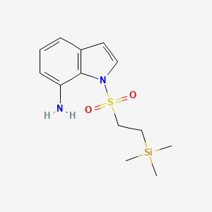 1-(2-(trimethylsilyl)ethylsulfonyl)-1H-indol-7-amine