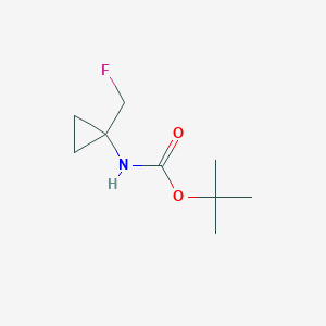 molecular formula C9H16FNO2 B1409458 Tert-butyl (1-(fluoromethyl)cyclopropyl)carbamate CAS No. 1935385-93-5