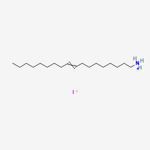 molecular formula C18H38IN B14094621 Octadec-9-enylazanium;iodide 
