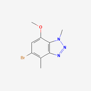 5-bromo-7-methoxy-1,4-dimethyl-1H-benzo[d][1,2,3]triazole