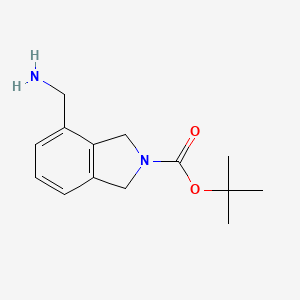 Tert-butyl 4-(aminomethyl)isoindoline-2-carboxylate