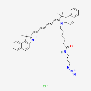 molecular formula C45H51ClN6O B14094845 Cy5.5 azide 