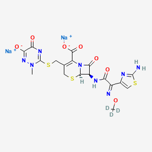 molecular formula C18H16N8Na2O7S3 B14094847 Ceftriaxone-d3DisodiumSalt 