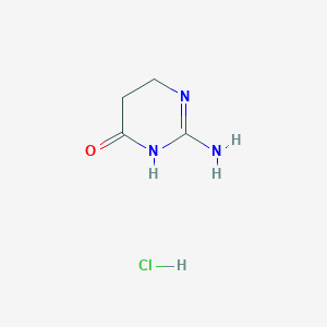 molecular formula C4H8ClN3O B140951 beta-Alacleatinine hydrochloride CAS No. 15231-28-4