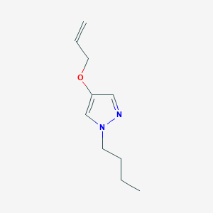 molecular formula C10H16N2O B1409523 4-Allyloxy-1-butyl-1H-pyrazole CAS No. 1326316-20-4
