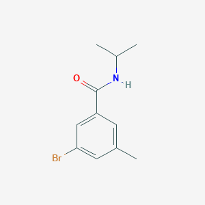 molecular formula C11H14BrNO B1409536 3-Bromo-5-methyl-N-(propan-2-yl)benzamide CAS No. 1567068-46-5