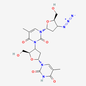 molecular formula C20H25N7O8 B14095379 Zidovudine USP Impurity G 