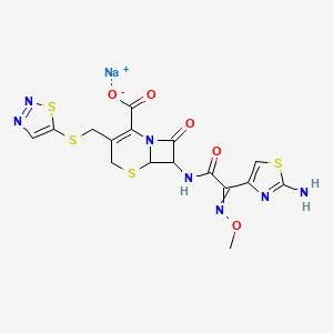 molecular formula C16H14N7NaO5S4 B14095473 Cefuzonam (sodium) 