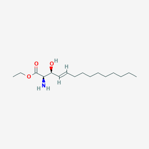 molecular formula C16H31NO3 B14095513 ethyl (E,2R,3S)-2-amino-3-hydroxytetradec-4-enoate 