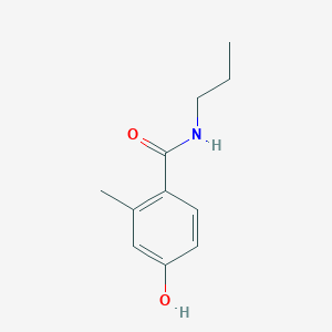 molecular formula C11H15NO2 B1409553 4-Hydroxy-2-methyl-N-propylbenzamide CAS No. 1695767-59-9