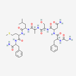 molecular formula C41H60N10O10S B14095586 SALMF-amide 1 