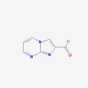 molecular formula C7H5N3O B140957 Imidazo[1,2-a]pyrimidine-2-carbaldehyde CAS No. 143982-40-5