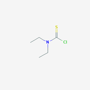molecular formula C5H10ClNS B014096 二乙基硫代氨基甲酰氯 CAS No. 88-11-9