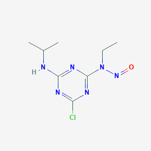molecular formula C8H13ClN6O B140960 N-Nitrosoatrazine CAS No. 56525-09-8