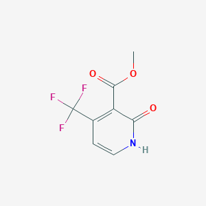 molecular formula C8H6F3NO3 B1409600 Methyl 2-hydroxy-4-(trifluoromethyl)nicotinate CAS No. 217812-07-2