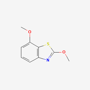 molecular formula C9H9NO2S B1409601 2,7-Dimethoxybenzothiazole CAS No. 1261563-96-5